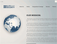 Tablet Screenshot of elite-security.ru